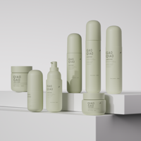 Flacon pompe mignon en PET de luxe 50/80/100/120 ml pour lotion de soin, huile capillaire, spray corporel, emballage cosmétique, pot en plastique pour crème visage
