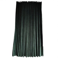 Rideau de scène en velours 100 % polyester, robuste, insonorisé, ignifuge, à plis froncés, occultant à 100 %, écologique