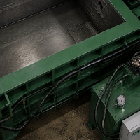 Presse à balles hydraulique pour ferraille, compacteur d'aluminium, machine à balles horizontale pour le recyclage de la ferraille