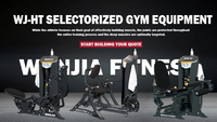 Machine combinée professionnelle Elite Pec Fly et Delt Dorsal à charge par plaques pour centre de fitness