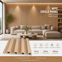 Panneaux de revêtement mural WPC de haute qualité, motif bois moderne, imperméables, panneaux décoratifs muraux pour la maison