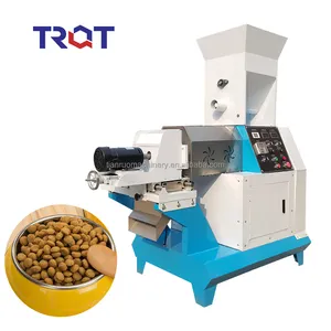 Vijvers Gebruiken Drijvende Vis Kat Hondenvoer Verwerking Huisdier Puffende Snack Voedsel Extruder Pellet Making Machine