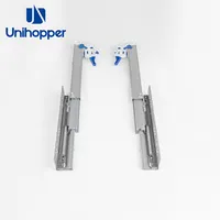 Unihopper Laci Rel Laci Terpasang Rendah 3D Atas Grosir Drawer Running Kabinet Dapur Slide Bawah Tertutup Lembut