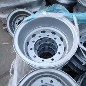 Jantes de camion en acier sans chambre à air SHENGDA 20*8.00, 6 trous pour camions de fret, rénovation/mise à niveau - Product Image 3