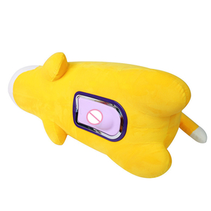 Escondido pelúcia brinquedos sexuais travesseiro automático dildo Controle Remoto boneca Máquina <span class=keywords><strong>animal</strong></span> thrusting vibrador para as mulheres Masturbação