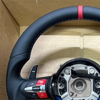 Volant en cuir en forme de D M Sport pour BMW Série 3 5 F M3 M4 M5 M6 F30 F10 F15 F36 F01 F20 F22 F25 F31 F32 F35 F36 E70 E90
