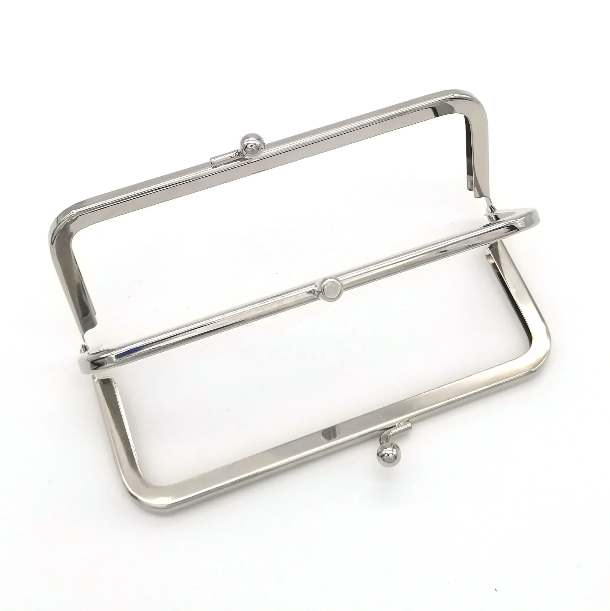 Wholesale Double Clip Clutch Bag Metal Frame Evening Bag Kiss Lock Metal Purse Frame Wholesale