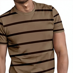 Men's Casual T-Shirt Short Sleeve O-Neck Digital Print Beach Surf Design Regular Fit 100% Cotton Jersey Breathable Front Custom - Product Image 2