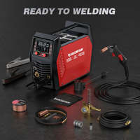 ARCCAPTAIN MIG165 Pro 165A 120V/240V Machine à souder MIG à commande par application pour l'aluminium, machine à souder multi-processus 6-en-1