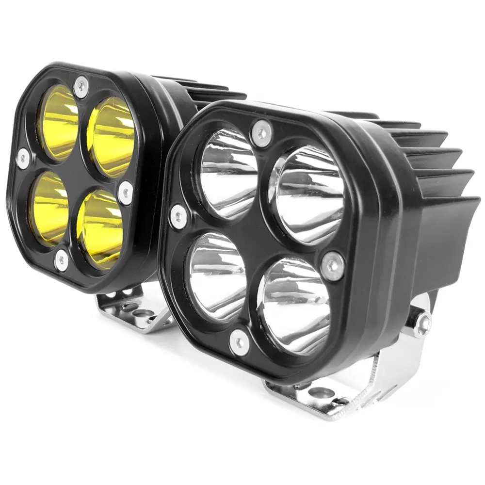 3 Inch 40W Led Verlichting Bar Pods 12V 24V Spot Combo Beam Voor Auto Mistlamp 4X4 Off Road Motorfiets Tractoren Rijden Lichten