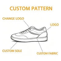 Zapatillas de Skate Personalizadas para Adolescentes a la Moda con Cordones Impermeables de Cuero PU Blanco Zapatos Casuales para Hombre