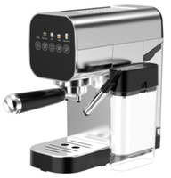 Machine à expresso semi-automatique professionnelle, mousseur à lait, portable, compacte, en acier inoxydable, pour cappuccino, latte, cadeau pour les amateurs de café