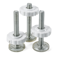 Kit de quincaillerie pour barrière de sécurité pour bébé : Vis de réglage sous pression M8*125mm M10 en plastique haute dureté, tige de porte et protecteur mural