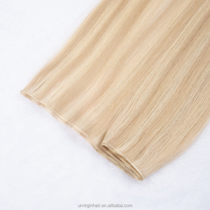Estensioni per capelli Yuanzhen di alta qualità, con trama doppia Genius Weft sottile e invisibile, annodate a mano, tagliabili, in capelli Remy Genius Weft. - Product Image 6