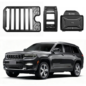 Panier de toit en alliage d'aluminium pour bagages, échelle latérale et boîte latérale pour Jeep Grand Cherokee/<span class=keywords><strong>L</strong></span> 2016-2023 2024+ - Product Image 1