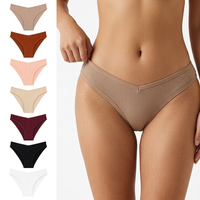 Culottes Femme Taille Basse en Coton Côtelé, Coupe V, Jambes Évasées, Extensibles et Douces, 7 Couleurs, Confort Quotidien, Respirantes