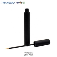 Flacon de sérum pour cils en aluminium, conteneur d'eye-liner, tube d'eye-liner métallique personnalisé, flacon d'eye-liner vide de 7 ml