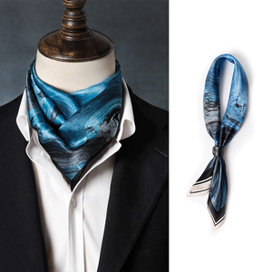 Pañuelo Cuadrado Pequeño <span class=keywords><strong>de</strong></span> Poliéster Estilo Coreano para <span class=keywords><strong>Hombre</strong></span>, Pañuelo <span class=keywords><strong>de</strong></span> Imitación <span class=keywords><strong>de</strong></span> <span class=keywords><strong>Seda</strong></span> para Traje <span class=keywords><strong>de</strong></span> Negocios, Pañuelo Retro con Estampado <span class=keywords><strong>de</strong></span> <span class=keywords><strong>Seda</strong></span> - Product Image 2