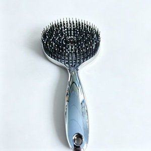 <span class=keywords><strong>Brosse</strong></span> démêlante ventilée argentée avec coussin d'air, en poils <span class=keywords><strong>de</strong></span> <span class=keywords><strong>sanglier</strong></span> et nylon, pour tous types <span class=keywords><strong>de</strong></span> <span class=keywords><strong>cheveux</strong></span> - Product Image 6