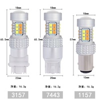 Feu Stop Clignotant LED Liwiny pour Voiture 3030 30SMD S25 1156 BAU15S PY21W 1157 BAY15D T20 7443 W21 5W Canbus Feu Arrière de Recul