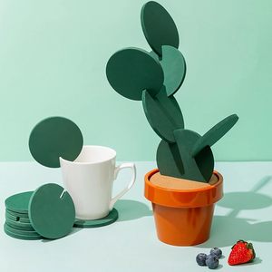 Posavasos Creativo <span class=keywords><strong>de</strong></span> <span class=keywords><strong>Corcho</strong></span> con Diseño <span class=keywords><strong>de</strong></span> Cactus, Antideslizante, Aislante del Calor, Portátil, DIY, Reutilizable, <span class=keywords><strong>para</strong></span> <span class=keywords><strong>Mesa</strong></span> <span class=keywords><strong>de</strong></span> Té, Café y Accesorios <span class=keywords><strong>de</strong></span> <span class=keywords><strong>Mesa</strong></span> - Product Image 2