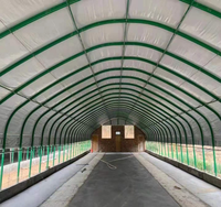Conception moderne structure préfabriquée en acier pour porc/chèvre/mouton/laitier/bovin/vache maison de ferme grange maison préfabriquée