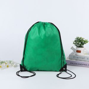 กระเป๋าเป้สะพายหลังสำหรับเล่นกีฬาโปรโมชั่นที่กำหนดเองกระเป๋า210D โพลีเอสเตอร์ถุงหูรูดออกแบบโลโก้ได้ตามต้องการ - Product Image 1