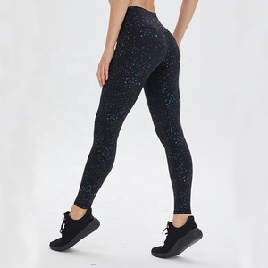 Leggings <span class=keywords><strong>neri</strong></span> <span class=keywords><strong>lucidi</strong></span> a buon mercato Leggings per ragazze all'ingrosso Leggings per Yoga da donna - Product Image 5