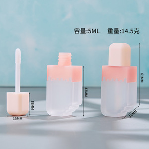 5ml DIY yazdırılabilir dudak parlatıcısı ve ruj tüpler allık yüz maskeleri için boş dondurma tarzı oje yağlar makyaj araçları - Product Image 6
