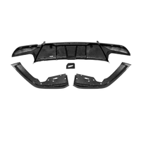Difusor Trasero de Fibra de Carbono Prepreg de Alta Calidad, Estilo SQ, Juego de 4 Piezas de Repuesto para BMW X6M F96 LCI 2020-2026