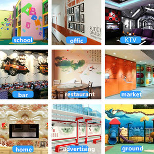 Imprimante murale 3d verticale Machine d'<span class=keywords><strong>impression</strong></span> de papier peint uv Effet 3d - Product Image 2