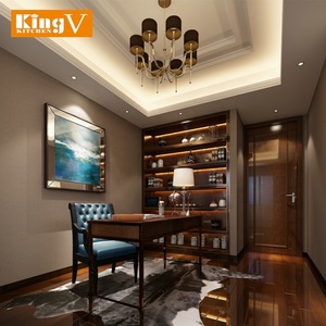 Solid Wood <strong>Bookcase</strong> Customization, <strong>Bookcase</strong> Design, <strong>Mahogany</strong> <strong>Bookcase</strong> KINGV - Product Image 5