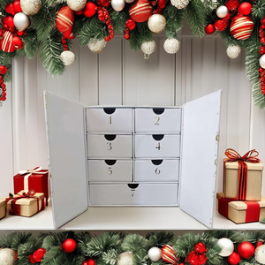 Giáng Sinh Cutout 7-Ngày Advent Lịch Hộp 40*80*40Mm Giấy Bên Trong Hộp Rỗng Skincare Nước Hoa Chai Ngăn Kéo Cho Skincare Nước Hoa - Product Image 3