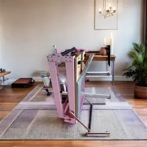 Alüminyum katlanır Pilates Reformers makinesi yüksek kalite Yoga egzersiz ekipmanları