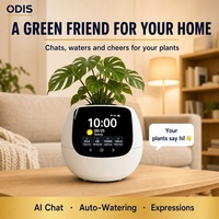 Moniteur intelligent de soin des plantes ODIS, capteur de plantes WiFi direct usine, 4 en 1, écran LCD, niveau d'eau, lumière, humidité, température, OEM