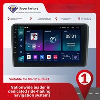Autoradio Android avec navigation GPS et caméra de recul, lecteur MP5 tout-en-un, compatible avec Audi A3 2008-2012