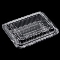 Contenant Alimentaire Jetable en Plastique Transparent de Gros de Chine, Emballage Coque pour Dessert