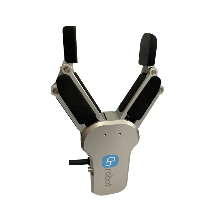 Pinza de Robot Onrobot RG6 flexible, brazo de robot de 2 dedos con trazo ancho de tamaños de pieza y forma para UR o AUBO
