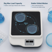 Pengaduk Laboratorium Elektrik SK-0180-S Digital Orbital Platform Mixer 40-200rpm Layar LED Kapasitas 2kg Timer