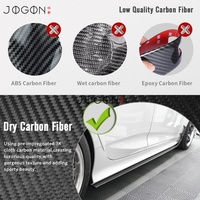 Extensions de jupes latérales Jogon V2 en fibre de carbone véritable pour Acura Integra Type S 2023 2024 2025 2026 - Accessoires de kit carrosserie