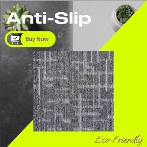 Dalles de <span class=keywords><strong>moquette</strong></span> 50 x 50 cm, couleur gris, dalles de <span class=keywords><strong>moquette</strong></span> commerciales pour bureaux - Product Image 2