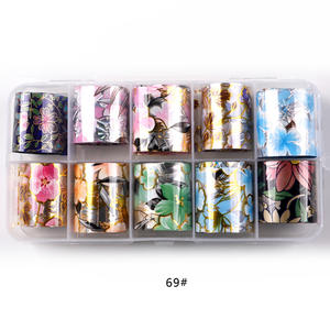 TSZS piel de <span class=keywords><strong>Animal</strong></span> arte de <span class=keywords><strong>uñas</strong></span> transferencia de papel de calcomanías de estampado de leopardo Tigre La <span class=keywords><strong>serpiente</strong></span> patrón de la piel la escala de peces <span class=keywords><strong>uñas</strong></span> Kit de decoración - Product Image 2