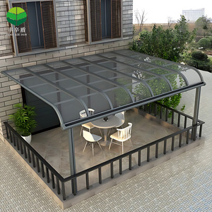 Nouvelle Pergola de Garage en Matériau de Haute Qualité, Abri de Voiture, Abris et Hangars Attachés, en Métal, Aluminium Personnalisé, Thermolaqué, Facile à Installer - Product Image 6