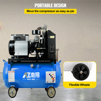 Prix d'usine Compresseur à vis 4kw avec réservoir 120l Compresseur d'air portable haute pression utilisé pour la pulvérisation