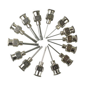 Adaptador compatible con aguja de punta plana de acero inoxidable de media pulgada en stock disponible al por mayor - Product Image 2