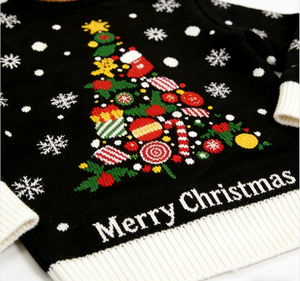 Nouveauté 2026 : Pulls de Noël Assortis pour la Famille – Vêtements Doux OEM pour <span class=keywords><strong>Maman</strong></span>, Enfant et Filles – Costumes de Noël pour la Famille - Product Image 5