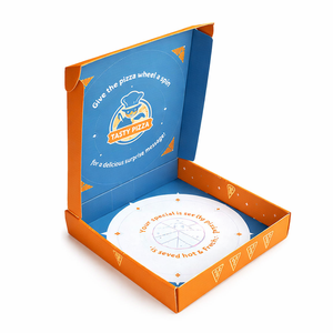 Boîte d'expédition personnalisée pour pizza, en carton ondulé B/E, pliable, avec option de personnalisation - Product Image 2