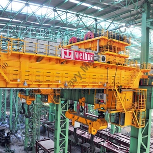 Weihua مزدوجة العارضة المعدنية 160 طن تمتد <span class=keywords><strong>18m</strong></span> علو ارتفاع للرفع 32 متر جسر علوي رافعة - Product Image 3