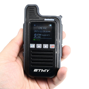 ETMY ET-C12 4G LTE Walkie Talkie POC Global con Tarjeta SIM, Alcance Ilimitado de 5000 km, GPS, WiFi, Radio de Comunicación de Largo Alcance - Product Image 1