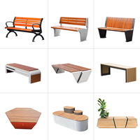 Banc de parc extérieur fabriqué sur mesure pour l'entrée sur le campus universitaire, résistant aux intempéries et durable avec un dessin CAO sur mesure